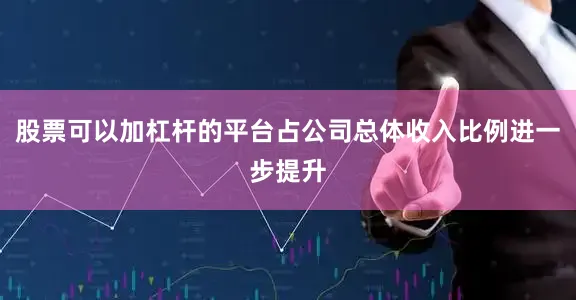 股票可以加杠杆的平台占公司总体收入比例进一步提升